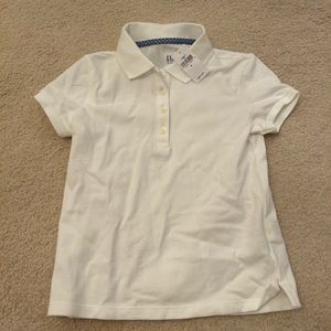 Gap Kids White Polo Size S